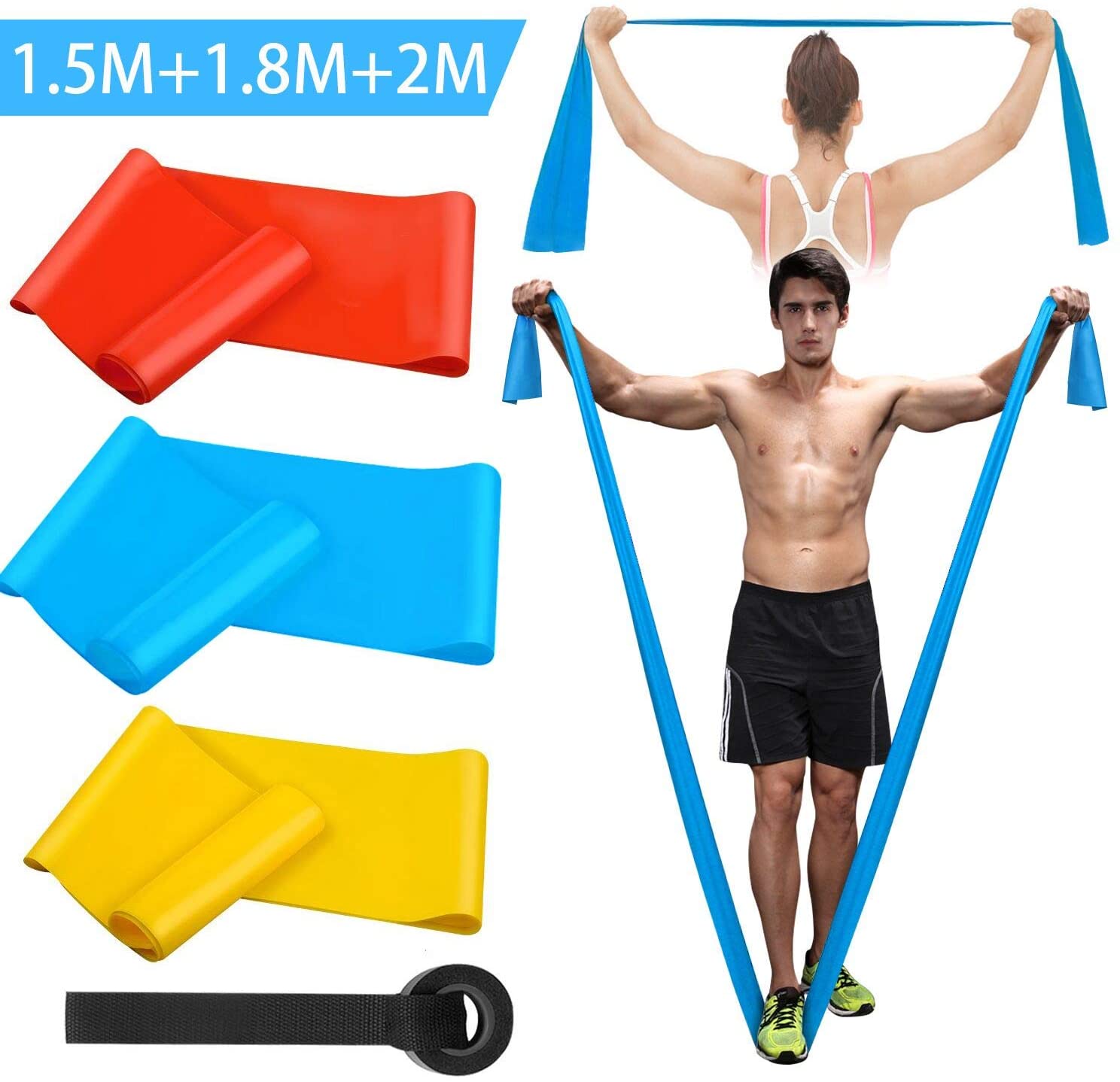 Crossfit Accessories - Fasce elastiche per fitness 3 pezzi