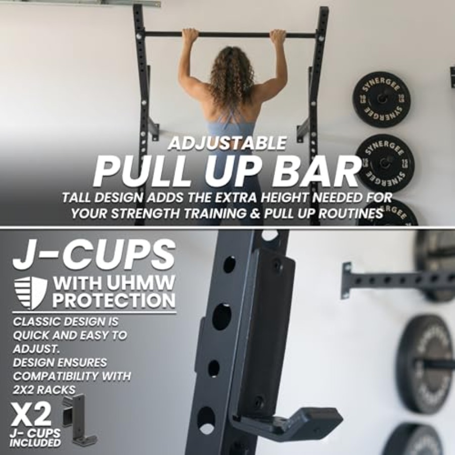 Rack per squat a parete per us - Pull Up Bar Grip recensione e prezzo
